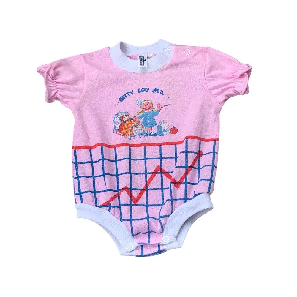 Vintage Toddler Time Sesame Street One‎ Piece 6m